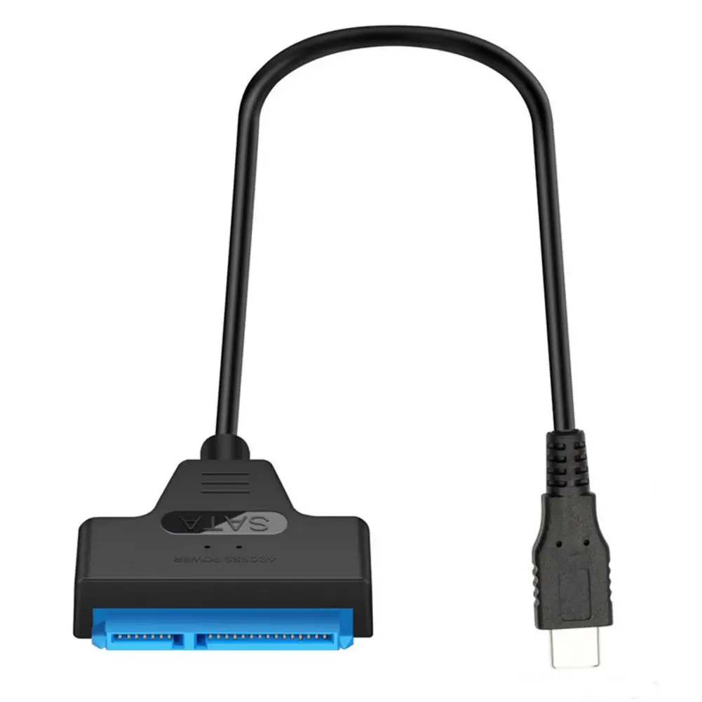 Кабель SATA-USB C 22-контактный кабель Type-C конвертер USB 3 1 на SATA 5-дюймовый