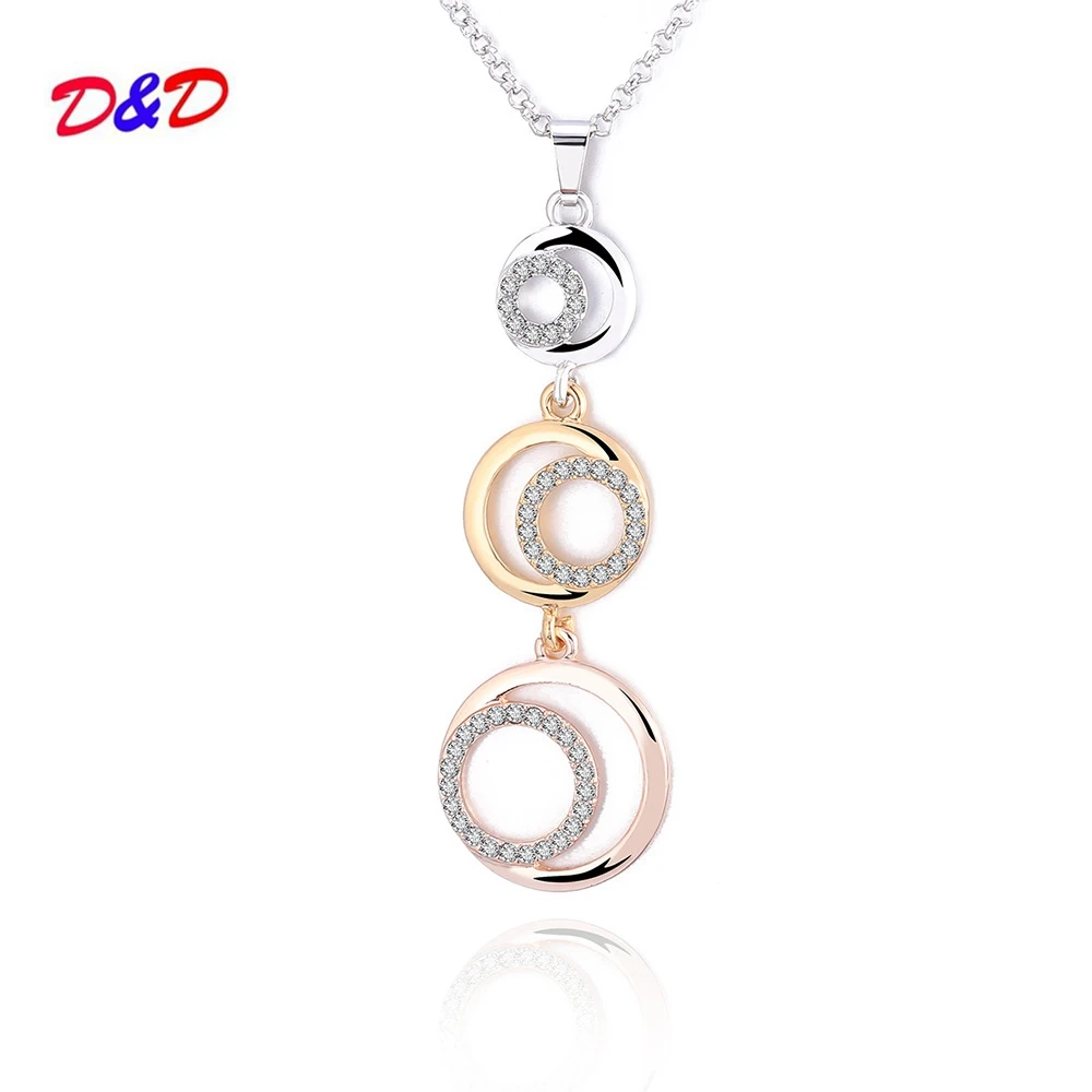 Металлические женские ожерелье того же типа оптовые поставки поперечная цепь