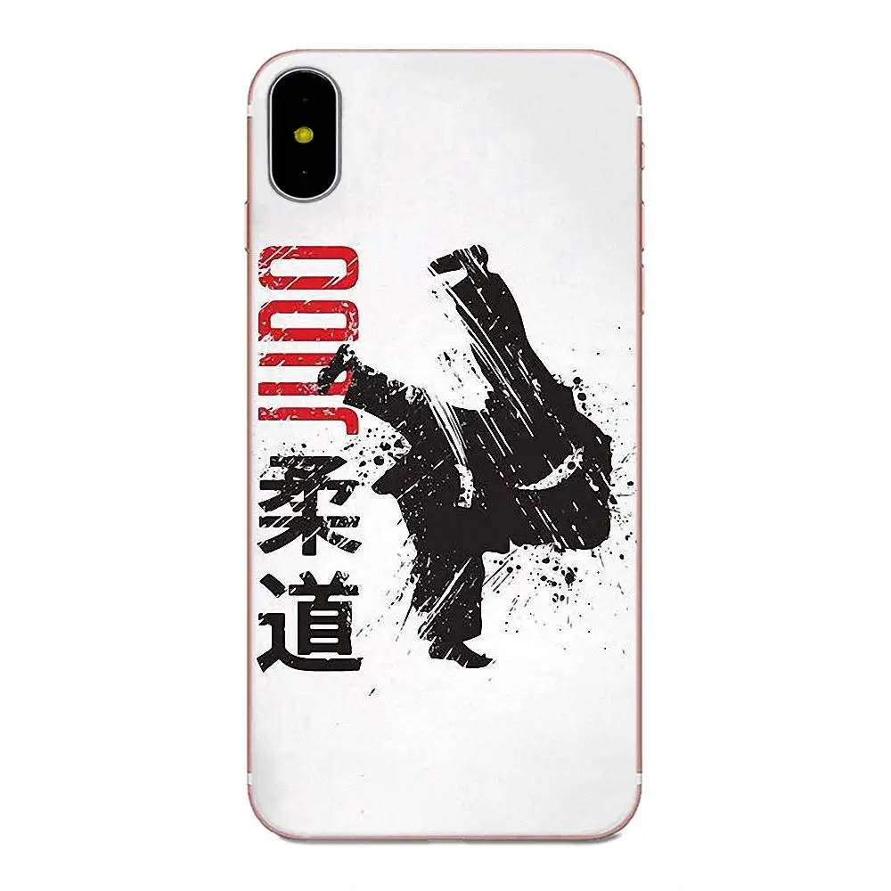 Мягкий ТПУ защитный чехол для Apple iPhone X XS Max XR 4 4S 5 5C 5S SE 6 6S 7 8 Plus дзюдо