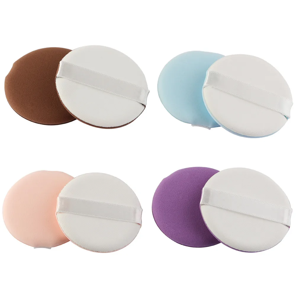 8 шт./компл. круглая форма кушон для макияжа губка спонж сухой влажный двойного