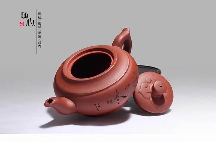 WSHYUFEI чайный набор кунг-фу Исин Чайный горшок ручной работы чайный горшок набор чашек 300 мл~ 430MLZisha Керамический Китайский чай Церемония подарок