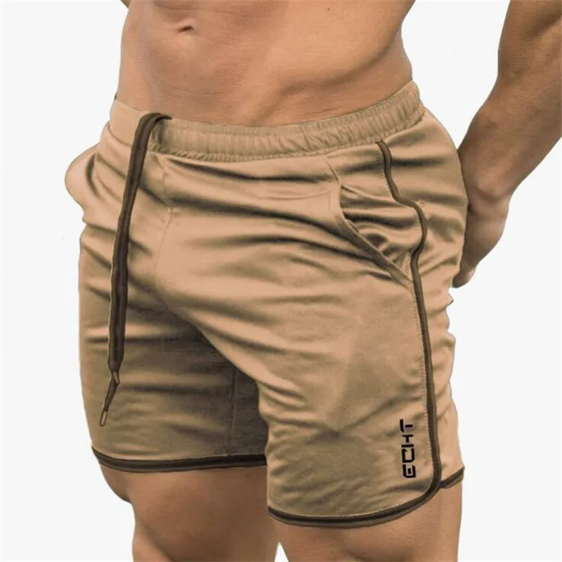 Мужские спортивные шорты повседневные для бодибилдинга пляжные эластичные