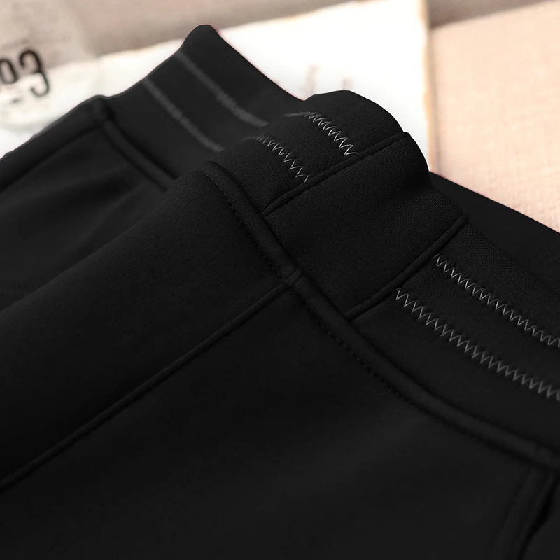Большие размеры 6XL 2018 зимние брюки женские теплые плюс толстые бархатные тонкие с