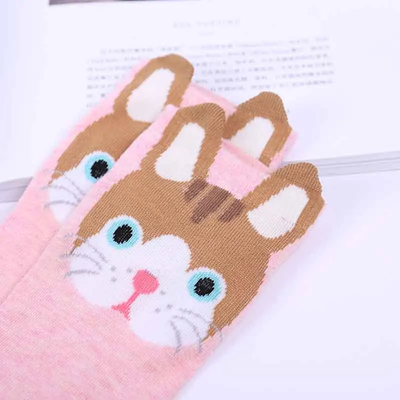 Весенне Летние повседневные хлопковые прямые короткие носки женские