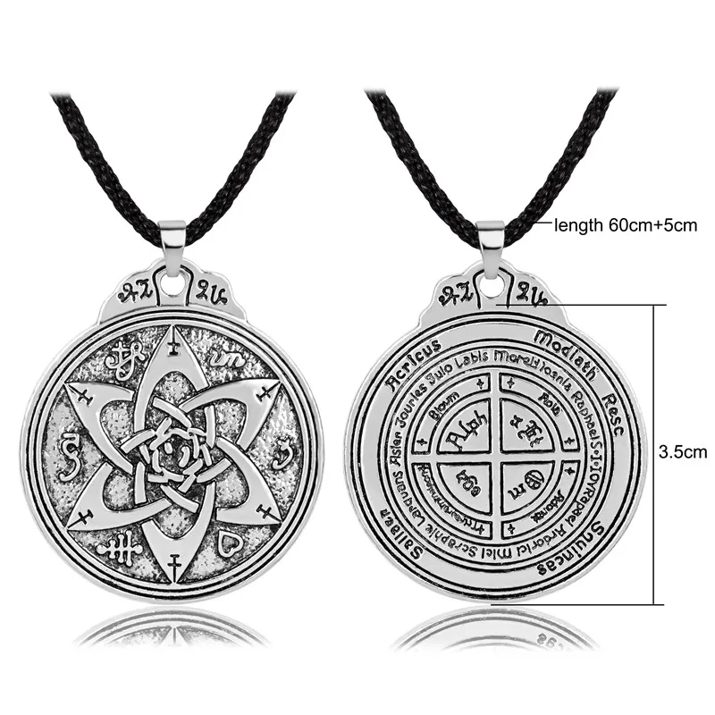 Талисман для поэтов сценаристов и актеров Пентакль кулон герметичный ювелирные