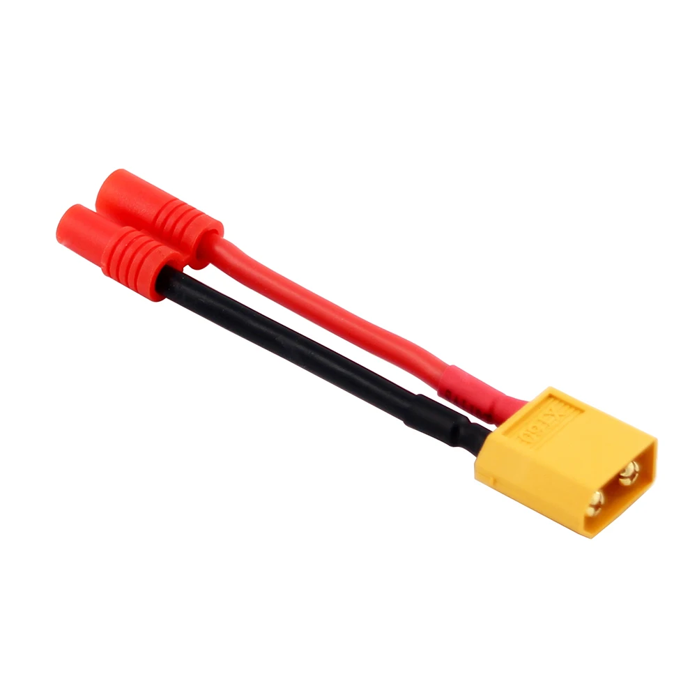 5/20 шт XT60 папа к HXT 3 5 мм Женский адаптер с 14awg 2in кабель для Walkera QR X350 Turnigy LiPo|Детали и