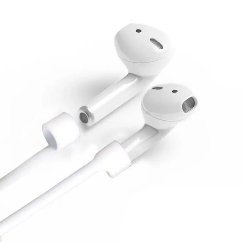 Анти-потеря силиконовые наушники Веревка держатель кабель для Apple iphone X 8 7 AirPods беспроводной Bluetooth наушники шеи ремень шнур