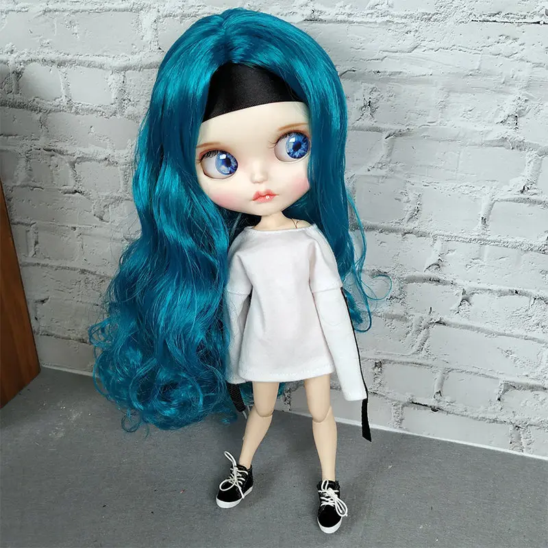 Новый список мини 30 см Мода 1/6 Blyth кукла с длинными вьющимися волосами и модная