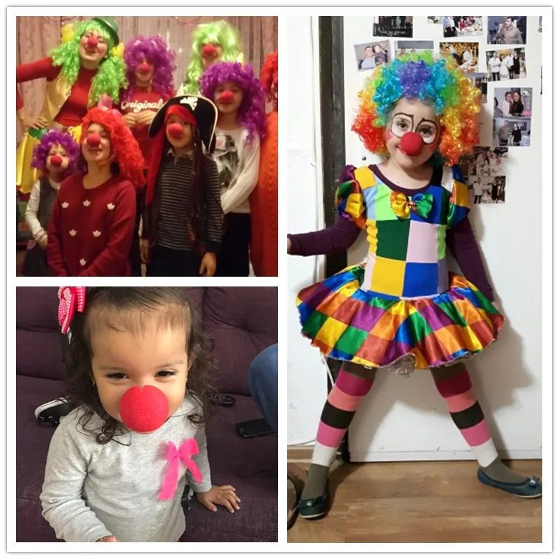 Губка для носа клоуна 5 см 1 шт.|party noses|halloween clownaccessories clown |