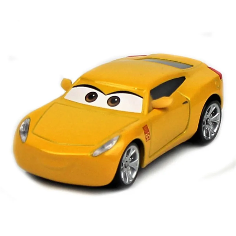 053 10 same picture Disney Pixar Cars 3 Cars 2 Lightning McQueen Мак Дядя Школьный автобус Грузовик Литье под давлением 1:55 Модель Игрушечный автомобиль Детские детские подарки - Color: 053 10 same picture