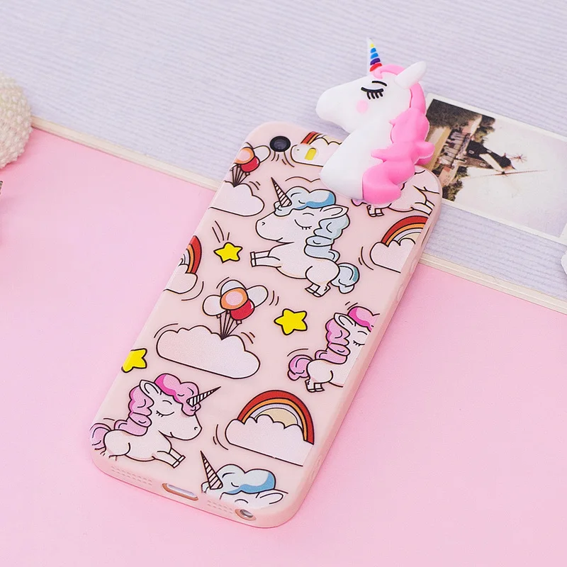 Чехол для iPhone 5s SE чехол 5 с 3D рисунком панды Единорога iPhone5s s 5SE задняя крышка 5S |