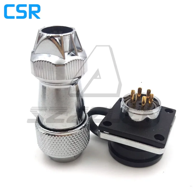 Водонепроницаемый 6 контактный разъем и розетка серии WS16 автоматические