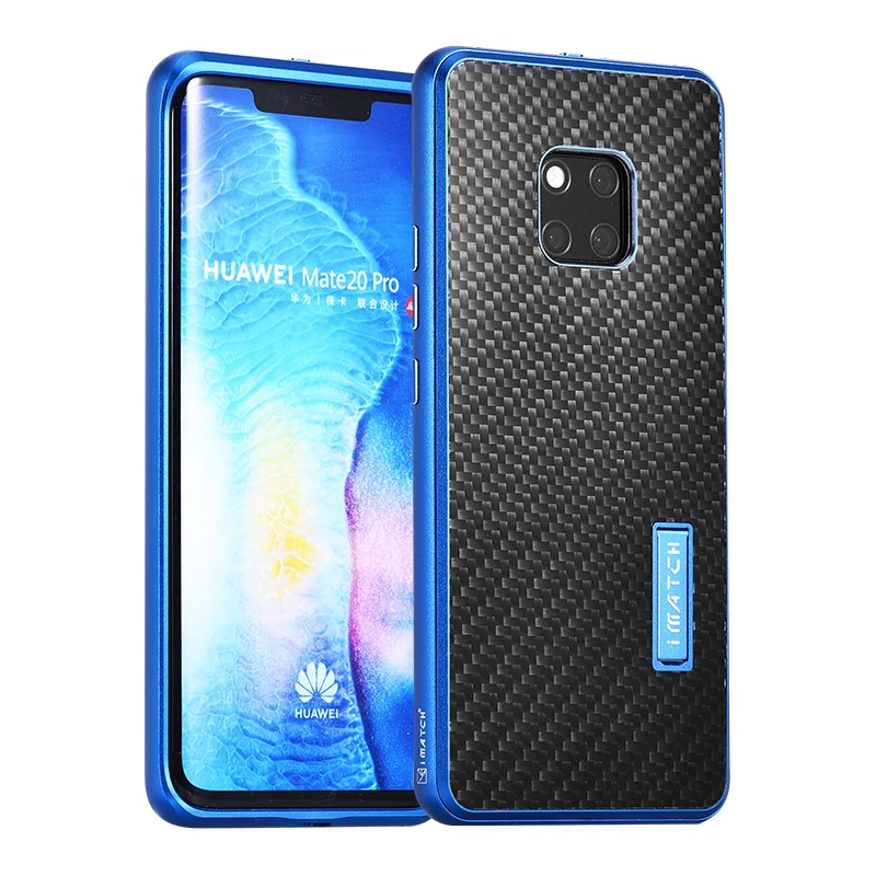 IMatch настоящий карбоновый и алюминиевый металлический чехол для huawei mate 20/Pro роскошный чехол с полной защитой для huawei mate 20 чехол