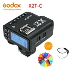Вспышка Godox X2T-C 2,4G TTL 18000 HSS беспроводной триггерный передатчик вспышки для Canon EOS 1200D 600D 700D 650D TT600 AD200 V860 II