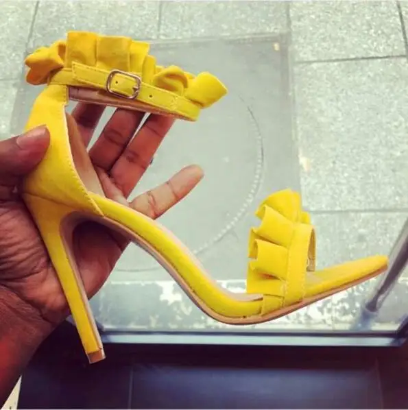 Лидер продаж 2017 женские туфли-лодочки на шпильках обувь-гладиаторы из замши