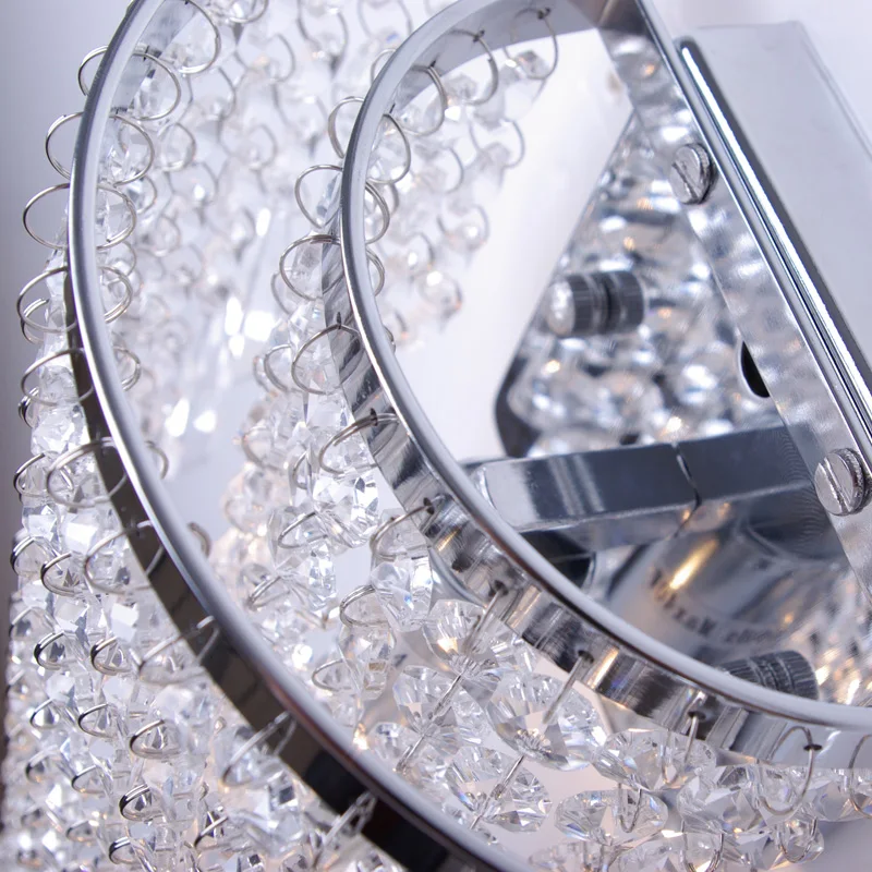 corridor wall lamp crystal mirror bedside European style living room study hall | Освещение