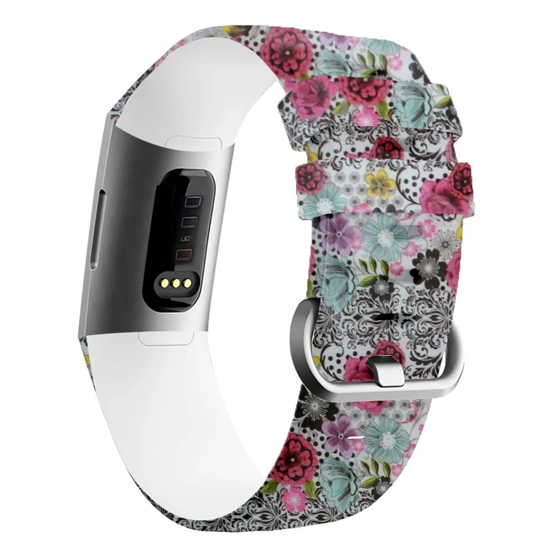 Цветной фитнес-браслет на запястье для Fitbit Charge 3 Band смарт-спортивные часы ремешок на запястье аксессуары для Fit bit браслет