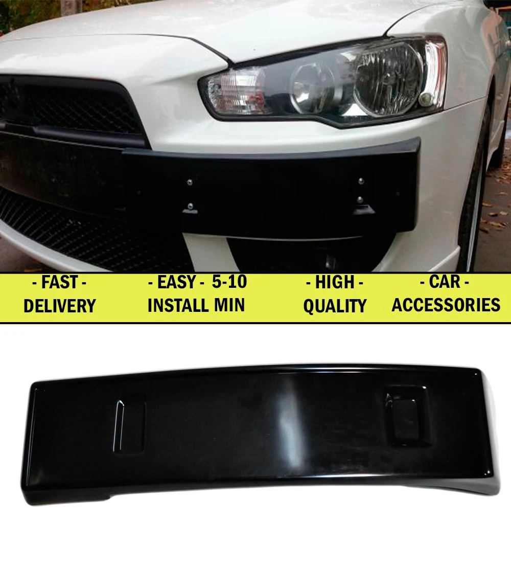 Подиумный номерной знак для Mitsubishi Lancer X 2007 2014 дизайн салона автомобиля спортивный