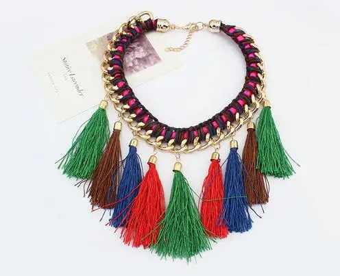 CX110888new style 2 colors oil drop zinc alloy statement choker chunky necklace jewelry for women | Украшения и аксессуары