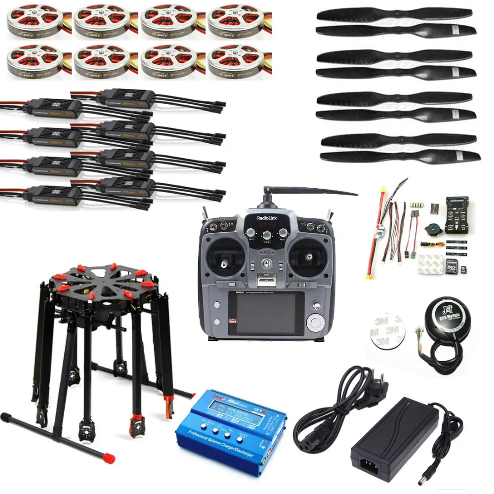 Pro 2 4G 10CH RC 8 осевой Дрон октокоптер Таро X8 складной PIX PX4 M8N GPS ARF/PNF DIY комплект Unassembly