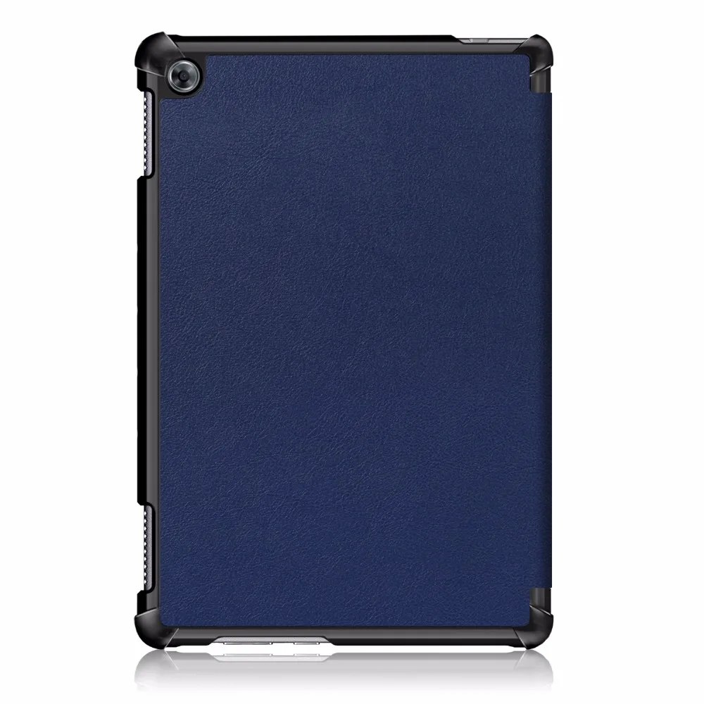 Роспись/однотонные кожаные Magneti Смарт чехол для huawei MediaPad M5 Lite 10 10," BAH2-W09 BAH2-L09 BAH2-W19 принципиально Coque Shell