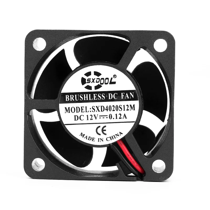 SXDOOL SXD4020S12M 4020 40 мм вентилятор 12В 0.12A 2-контактный 5 лезвий охладитель Бесщеточный Мини Вентилятор охлаждения 4020