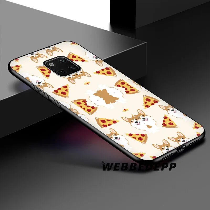 Мягкий силиконовый чехол WEBBEDEPP Corgi для Huawei Honor Mate 20 10 8X 8C 8 6A 7A 7X 7C Lite Pro из ТПУ |