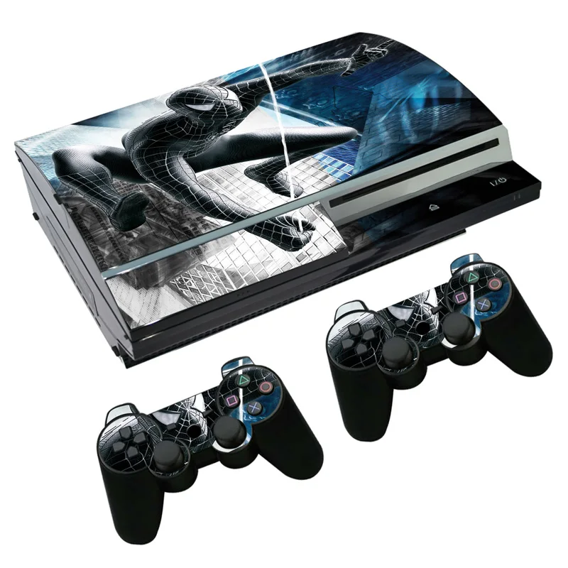 Наклейка на кожу человека-паука, Человека-паука, для PS3, Fat, playstation 3, консоль и контроллеры для PS3, Fat Skins, Виниловая наклейка