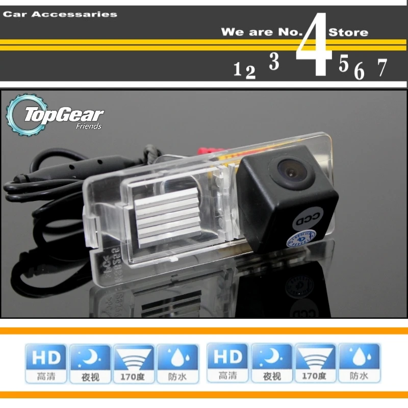 Камера заднего вида LiisleeCar для Renault Fluence водонепроницаемая | Автомобили и