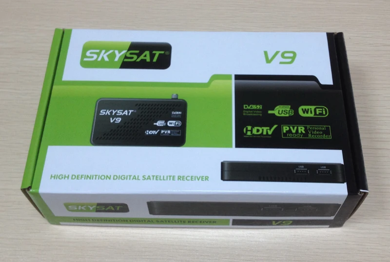 SKYSAT V9 мини-спутниковый приемник Поддержка cccamd Newcamd powervu Biss USB WiFi 3g Youtube PVR Full HD набор верхней коробки PK Freesat V7