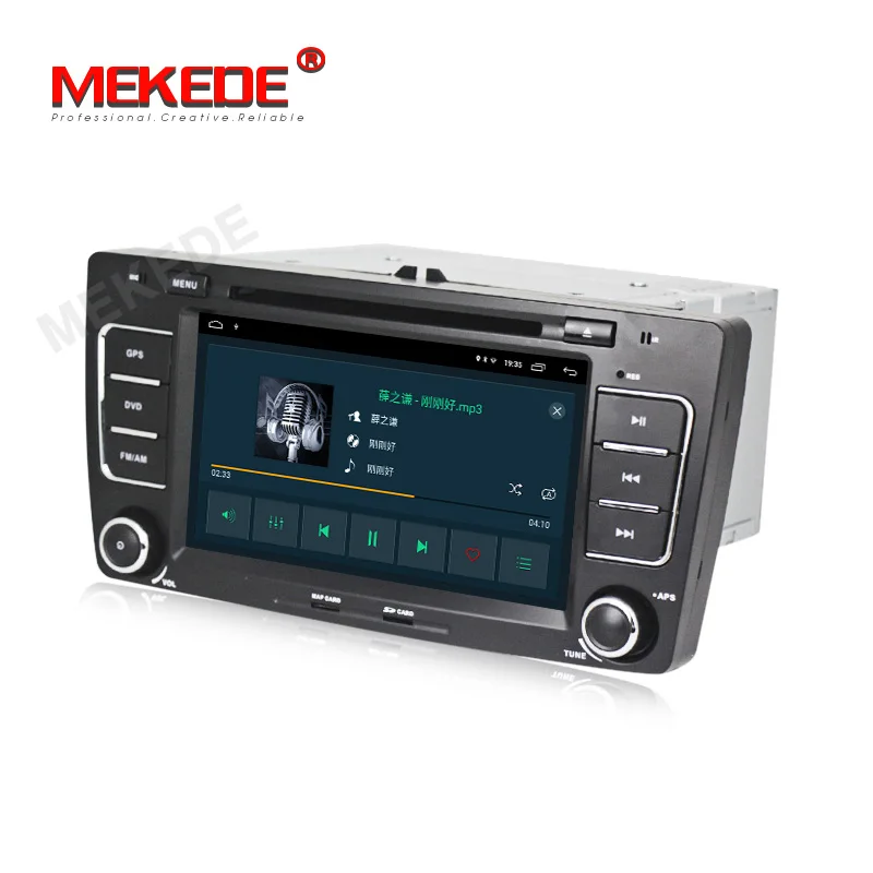 MEKEDE Android9.1 2 Гб ОЗУ два DIN 4 ядра автомобильный DVD для SKODA Octavia 2009-2013 Octavia2 Octavia A5 радио Bluetooth DAB