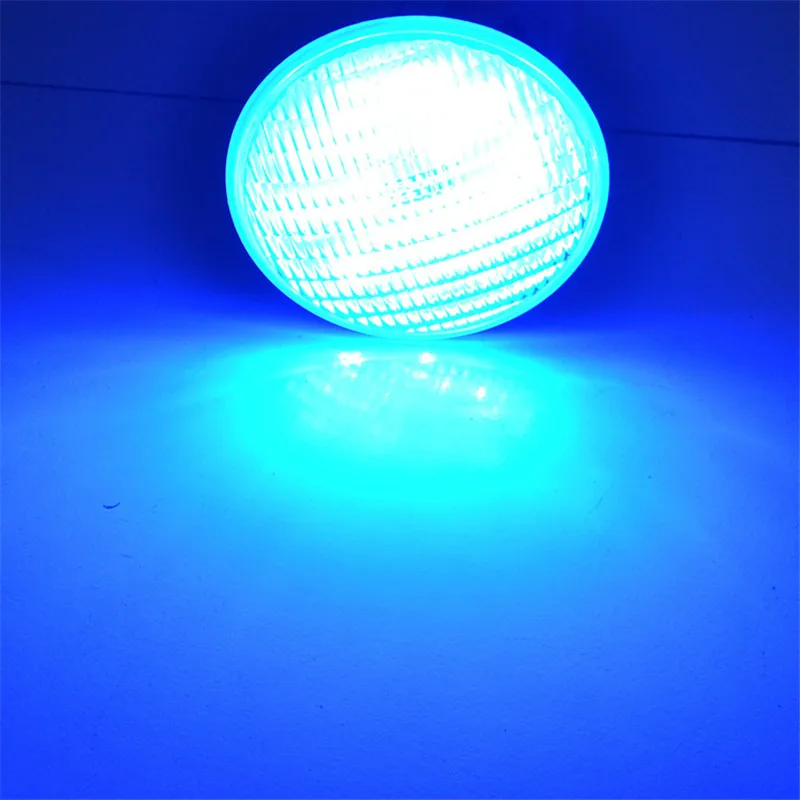 Цветная(RGB) Par56 Бассейн светильник IP68 AC12V AC24V Точечный светильник, 15 Вт, 18 Вт, 24 Вт лампочка для фонтана IP68 Водонепроницаемый подводный открытый светильник Настенный светильник