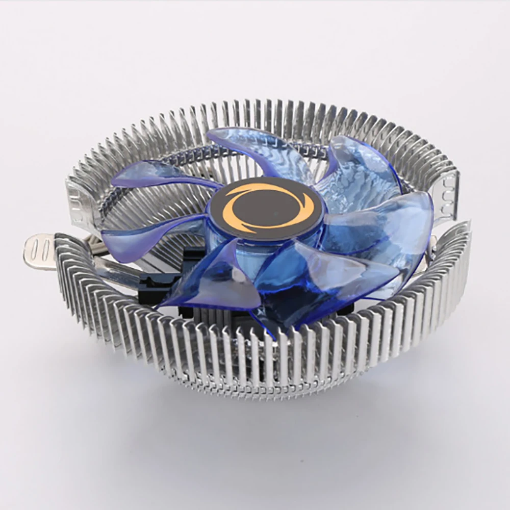 Светодиодный синий светильник для процессора кулер вентиляторы радиатора Intel