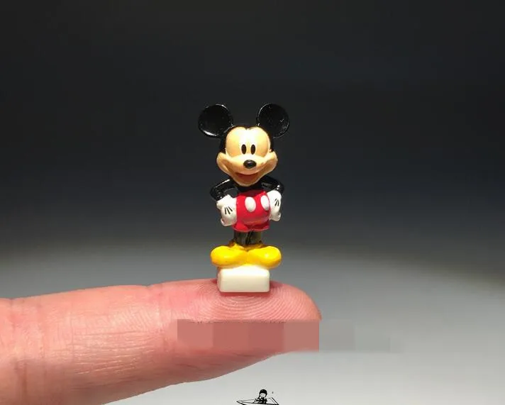 60 шт. 2 5 см сверхминиатюрные очень маленькие Микки Маус Коллекционные Фигурки