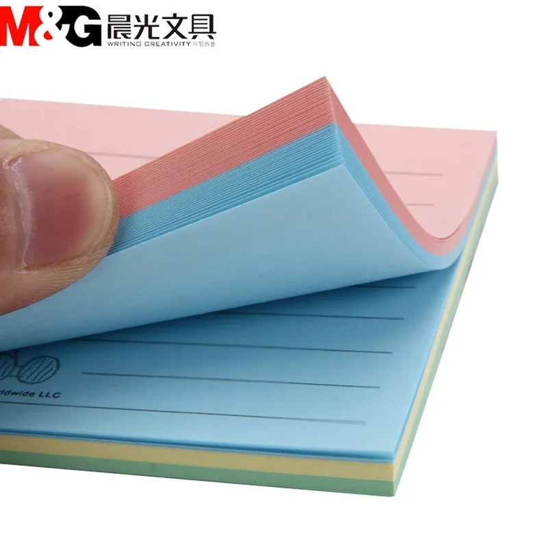 1 шт. креативный цветной горизонтальный блокнот линия N times post it липкие наклейки