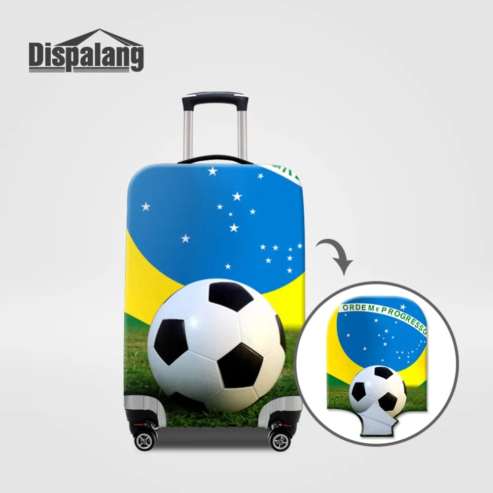 

Dispalang 3D Basketballs Footballs Luggage Protective Covers For 18-32 Inch Trolley Case Dust Rain Spandex Travel Suitcase Cover