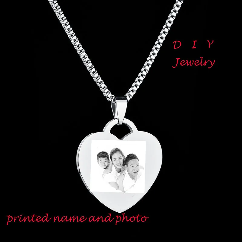 Ожерелье с подвеской из нержавеющей стали персональный подарок 316 персональное