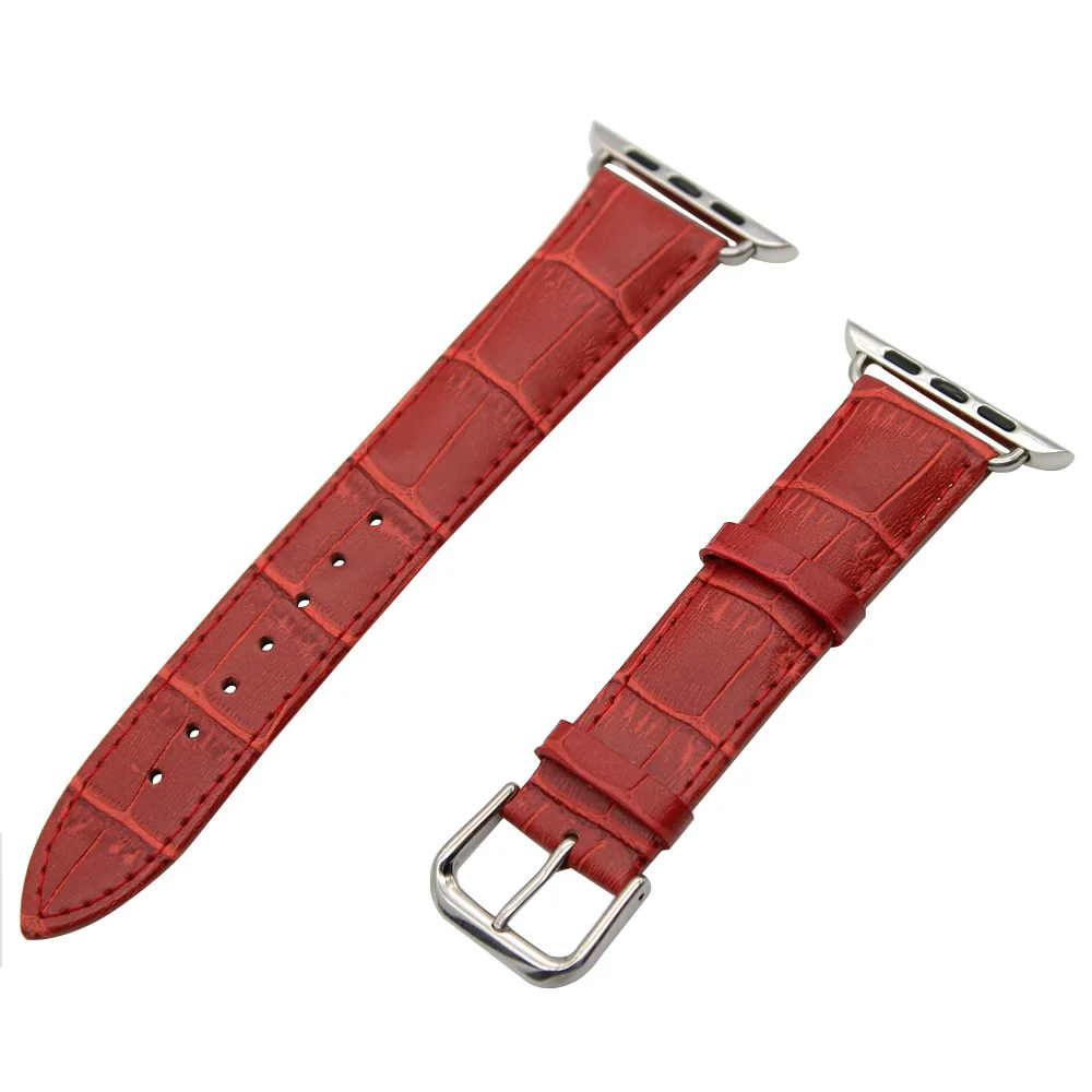 Ремешок из натуральной кожи для iWatch Apple Watch Sport Edition браслет с соединителем