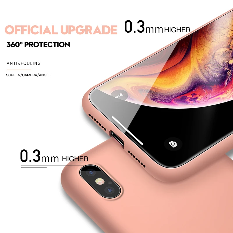 Оригинальный жидкий силикон для iPhone 7 8 6 6s Plus 5 5S 4 4s тонкий мягкий чехол