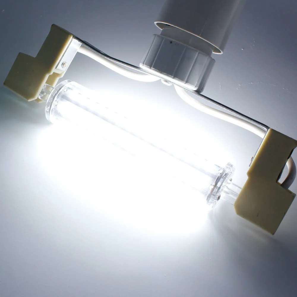 Лампа с регулируемой яркостью R7s мозоли СИД 2835 Smd 78 мм 118 мм 135 мм 189 мм светильник 7 Вт 14w 20w 25w Замена галогеновая лампа Ac 85-265v потолочные светильник