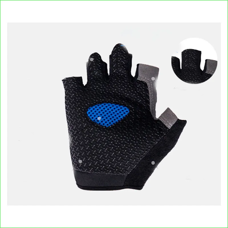 Женская половина палец варежки нескользкая подошва тренировки Фитнес перчатки