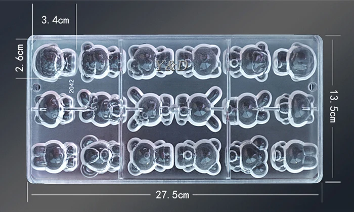 Искусственная овечка жесткий инъекционный поликарбонатный инструмент DIY 3 D|chocolate