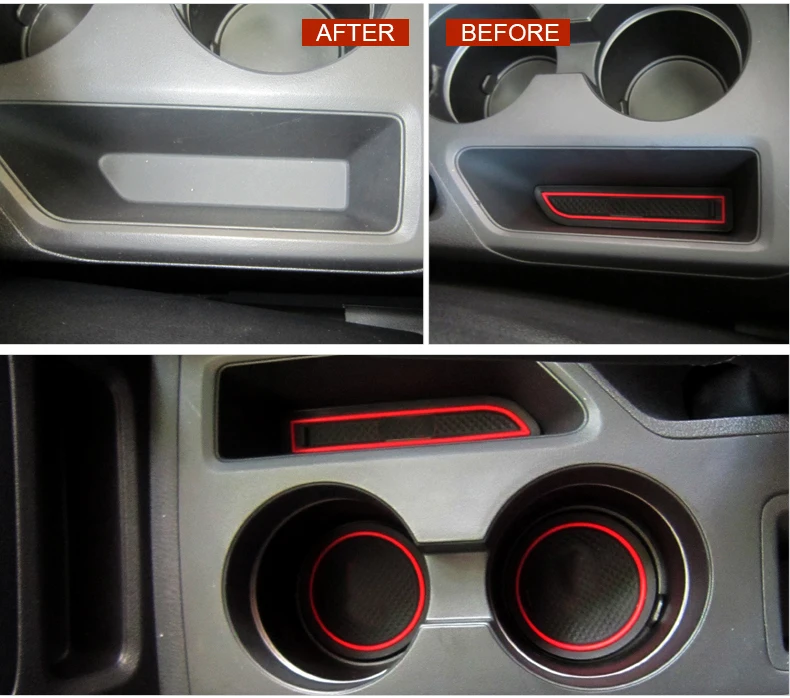 Для Jeep Compass 2011 2012 2013 противоскользящие резиновые подставки под стакан дверной коврик Jeep свобода патриота аксессуары автомобильный Стайлинг стикер
