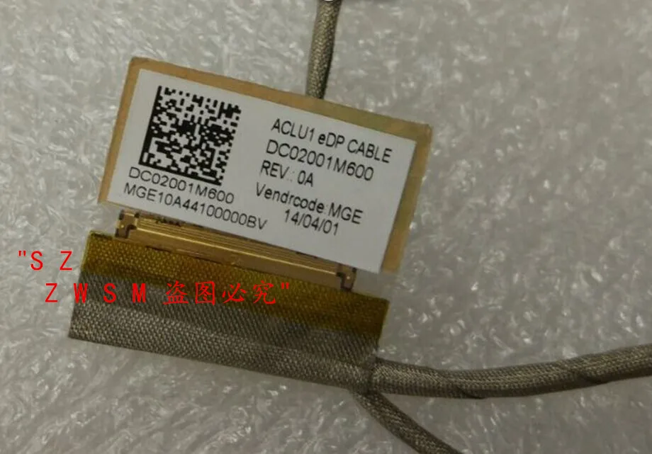 Подлинная Новый светодиодный видео кабель для Lenovo G40-30 G40-70 Z40 G50-45 G50-70 G50-30 G50-75 G50-40
