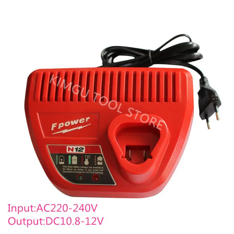 AC220 240V зарядное устройство Li Ion для Milwaukee M12 N12 входной выход 12 В 10 8 48 59 2401 11 2402