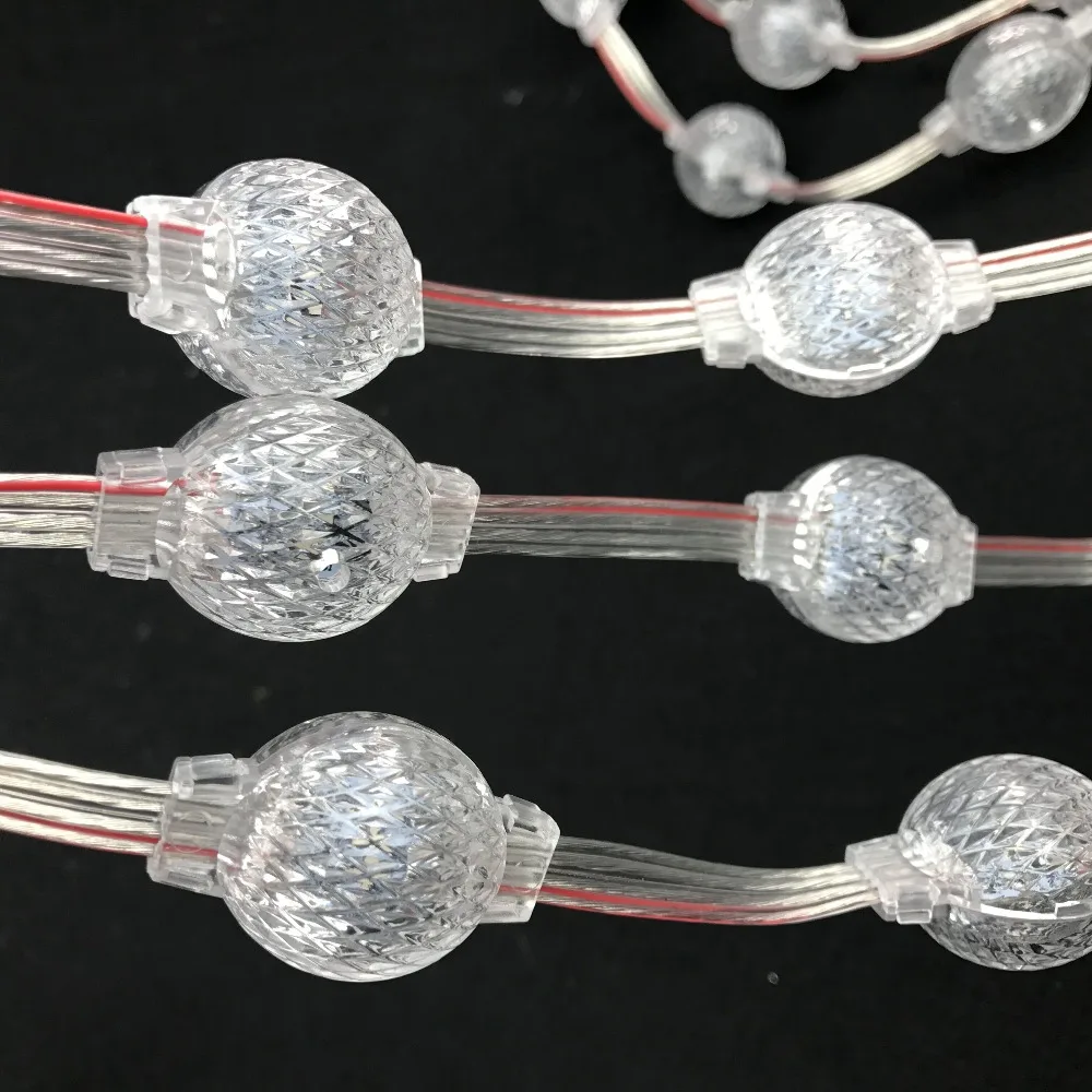 40 шт/шнур 25 мм DC12V UCS1903 LED адресуемый rgb Полноцветный пиксельный свет IP54 2