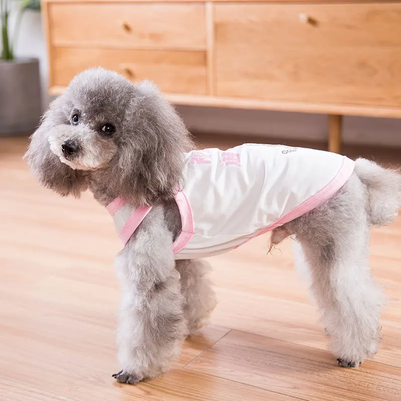 Горячая Тедди одежда Весна и осень маленькая собака щенки кошки жилет