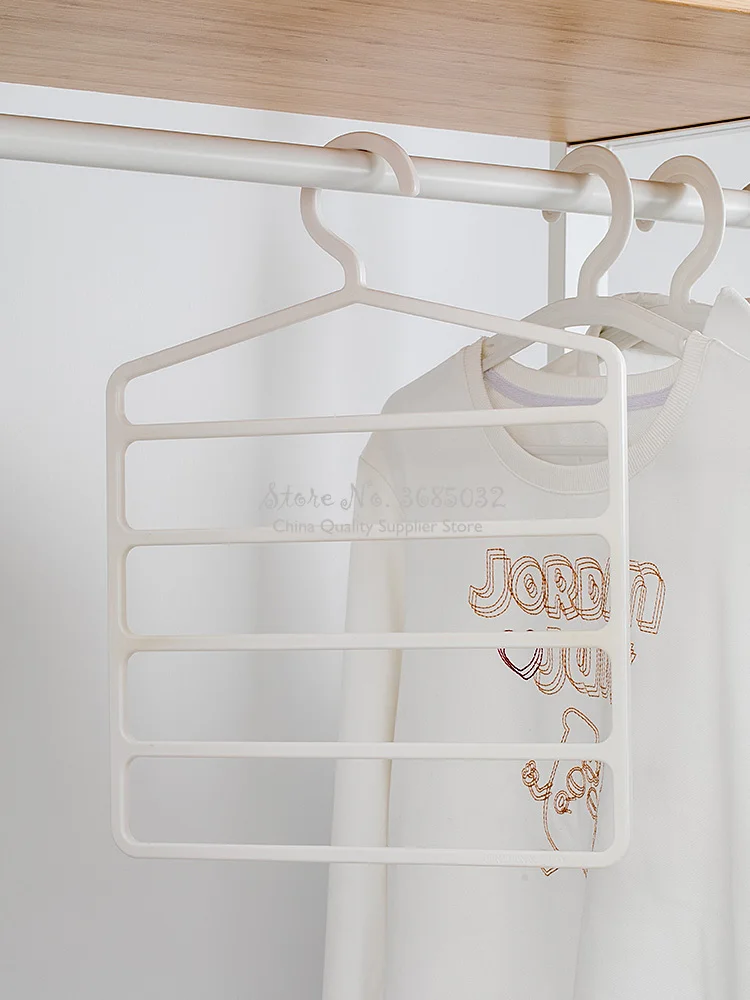 Smart Home Xiaomi Multifunctional Pants Rack Multi-layer Hanger Household Wardrobe Hook Clip Storage Anti-slipTrousers | Дом и сад