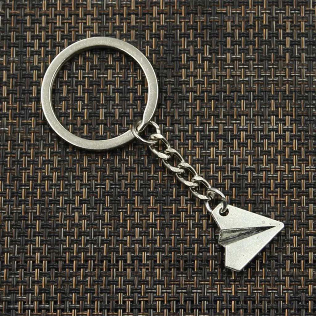 Заводская цена бумажный самолет стандартное кольцо для ключей металлическая