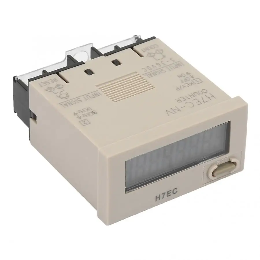 H7EC NV DC 3 36V Цифровой Электрический счетчик тотализатор с 8 значным ЖК